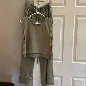 Anthropologie Lounge Set